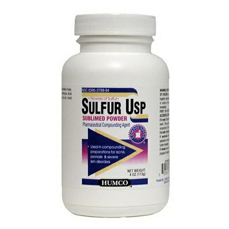 Humco Humco Sulfur USP Sublimed Powder - 4 Oz Skin Care Light Gray