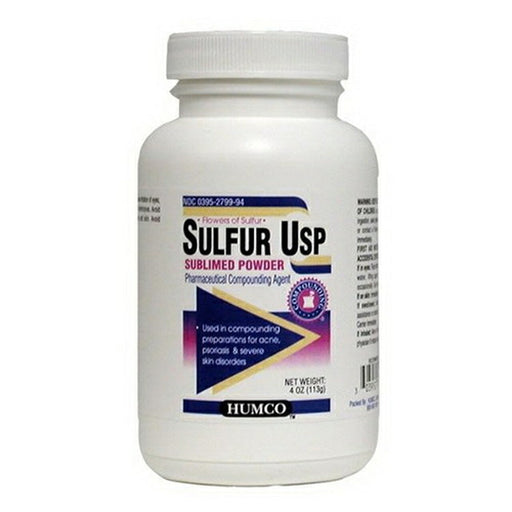 Humco Humco Sulfur USP Sublimed Powder - 4 Oz Skin Care Light Gray
