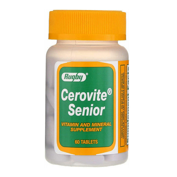 Rugby Rugby Cerovite Senior Vitamin And Mineral Supplement - 60 Tabs Rugby Dark Orange