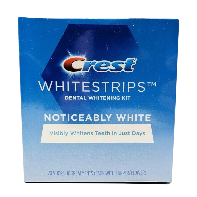 Crest Crest Whitestrips Noticeably White Dental Whitening Kit Oral Care Light Steel Blue