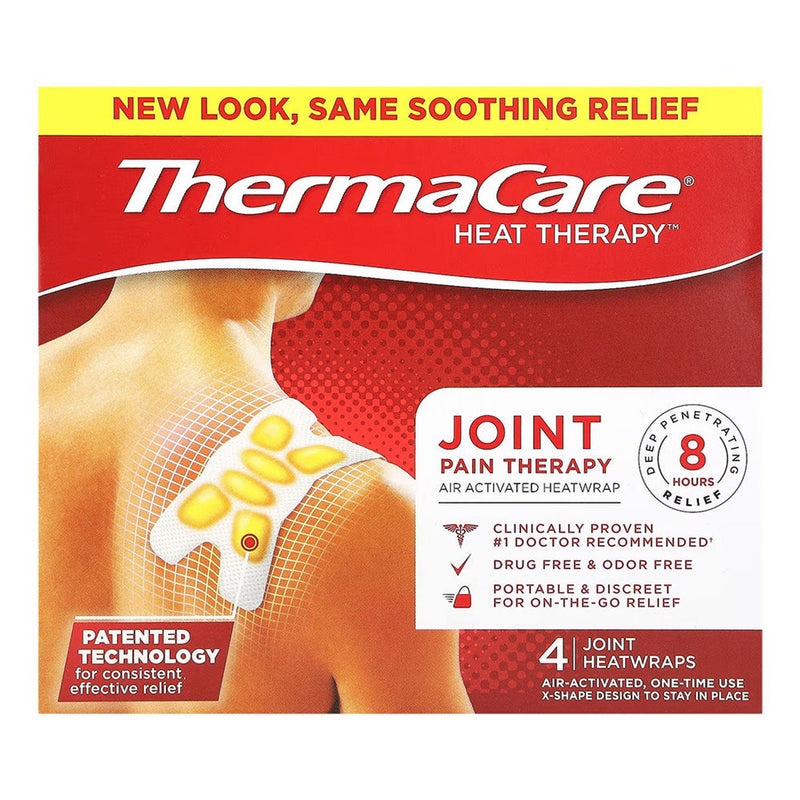 ThermaCare ThermaCare Heatwraps, Joint Pain Therapy Hot & Cold Therapies White Smoke