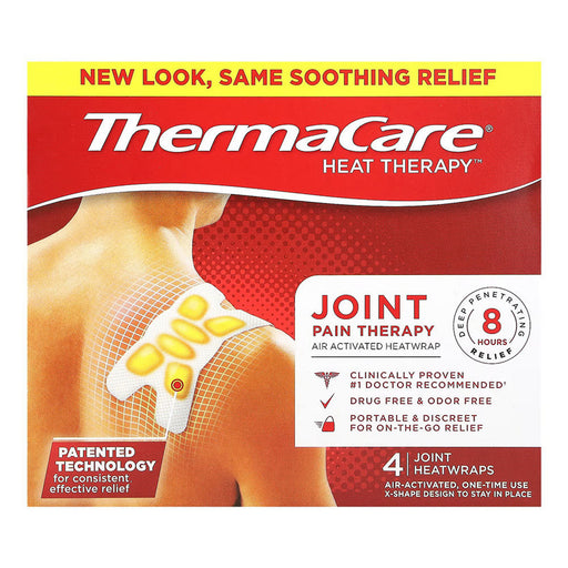 ThermaCare ThermaCare Heatwraps, Joint Pain Therapy Hot & Cold Therapies White Smoke