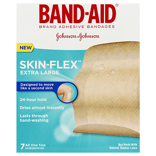 Band-Aid Band-Aid Brand Skin Flex Adhesive Bandages, Extra Large Medical Tape & Bandages Lavender