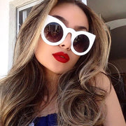 zeroUV Oversize Round Circle Pointed Cat Eye Sunglasses 9180 Sunglasses Black Matte Black,Shiny Black Smoke,Tortoise Amber,Tortoise Smoke,Shiny Black Lavender,White Smoke,Red Smoke,White / Green Gradient
