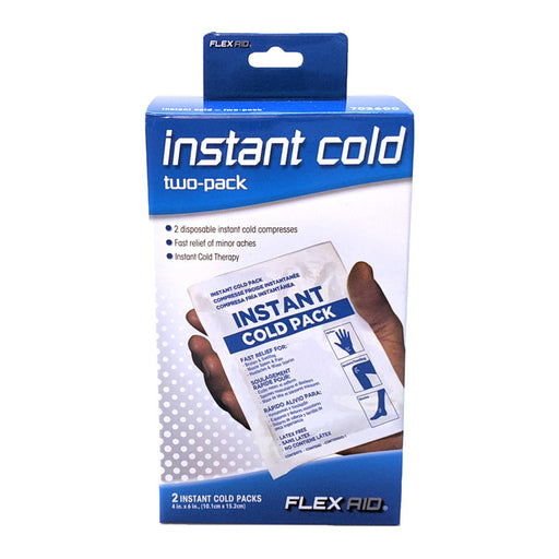 Flex Aid Flex Aid Instant Cold Pack 2ct Ice Packs White Smoke
