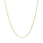 Bids.com 14k Yellow Gold Solid Figaro Chain 1.3mm Necklaces White Smoke 16 / Yellow Gold,18 / Yellow Gold,20 / Yellow Gold,24 / Yellow Gold,One / Yellow Gold
