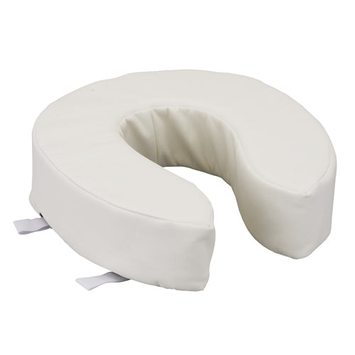 Nova Nova 4in Padded Toilet Seat Riser Toilet & Bidet Seats White Smoke