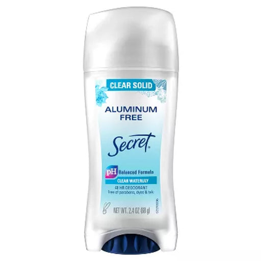 Secret Secret Women's Aluminum-Free Clear Solid Deodorant ,2.4 Oz Deodorant White Smoke