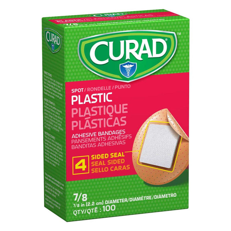 Curad Curad Plastic Adhesive Spot Bandages Medical Tape & Bandages Maroon