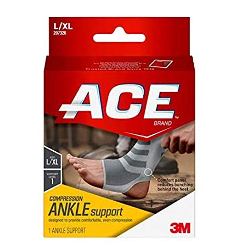 ACE ACE Ankle Support, Small/Medium, Compression Personal Care Dark Red