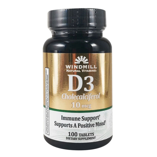 Windmill Windmill Vitamin D-400, Tablets Vitamins & Supplements White Smoke