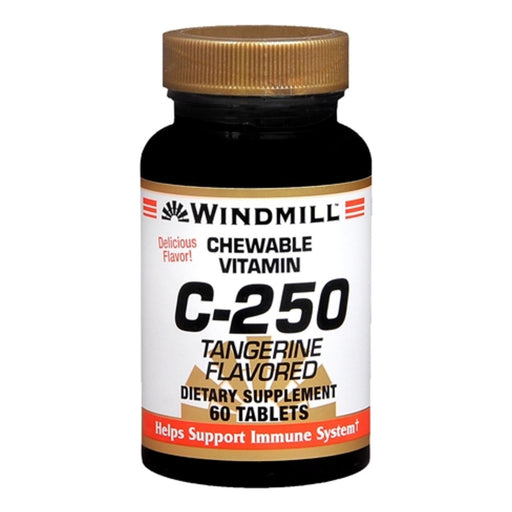 Windmill Windmill® Vitamin C Chewable (250 mg) – Tangerine Vitamins & Supplements Black