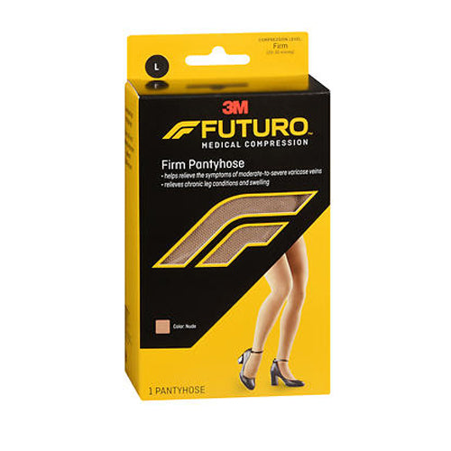 Futuro Futuro Restoring Pantyhose Brief Cut Panty Firm Large Nude 1 Pair Personal Care Black