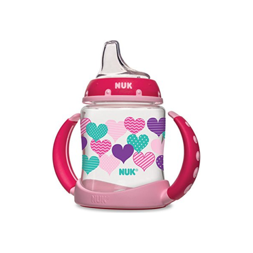 Nuk NUK® Learner Silicone Cup – 6 Months+ (Assorted Colors) Baby & Toddler White Smoke