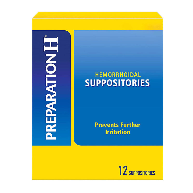Preparation H Preparation H Hemorrhoid Relief Suppositories Health & Beauty Gold