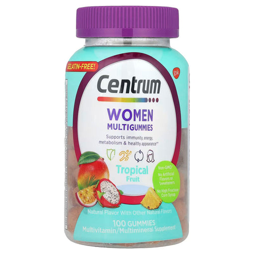Centrum Centrum Women'S Multivitamin Gummies, Tropical Fruit Vitamins & Supplements White Smoke