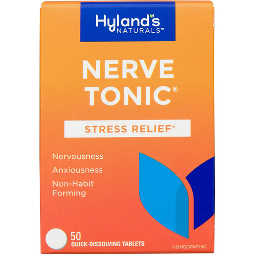 Hyland's Hyland's Nerve Tonic Stress Relief Tablets, 1 Each, 50 Tab Vitamins & Supplements Coral