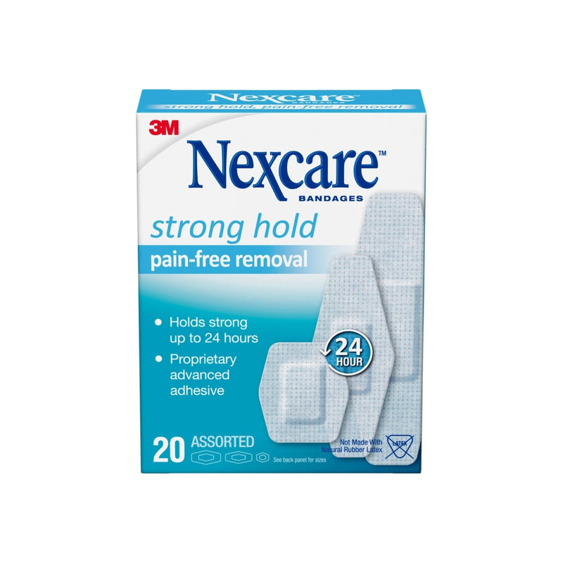 Nexcare Nexcare Sensitive Skin Bandages, White, Assorted Medical Tape & Bandages Light Gray