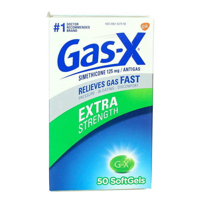 Gas-X Gas-X Extra Strength Simethicone 125 Mg Antigas Health & Beauty White Smoke