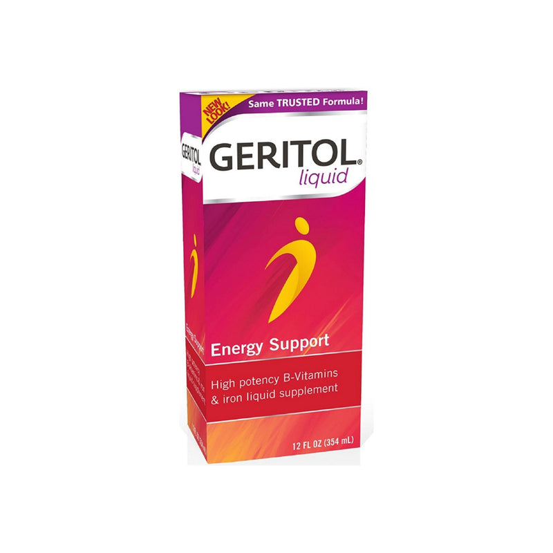 Geritol Geritol Energy Support, Liquid 4 Oz Vitamins & Supplements White Smoke
