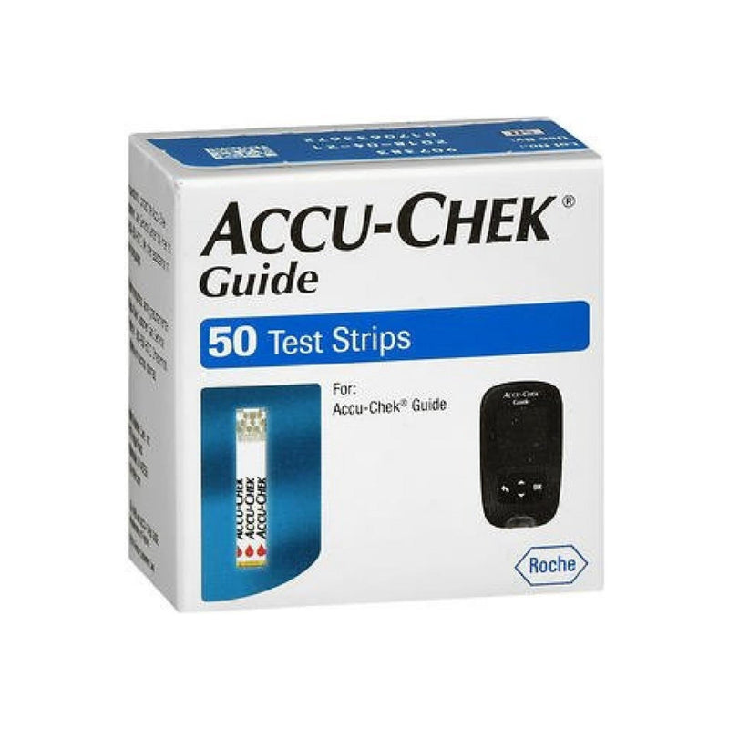 Accu-Chek Accu-Chek Guide Test Strips, 50 Strips Blood Glucose Test Strips Lavender