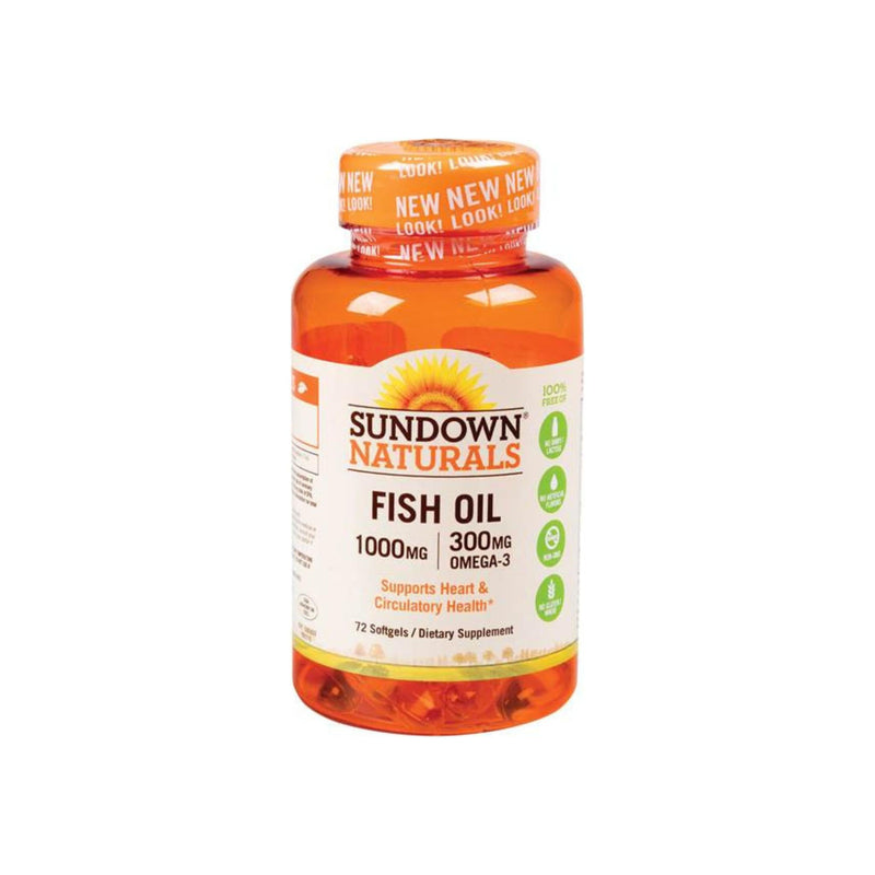 Sundown Sundown Naturals, Naturals Fish Oil, 1000 Mg Vitamins & Supplements White Smoke