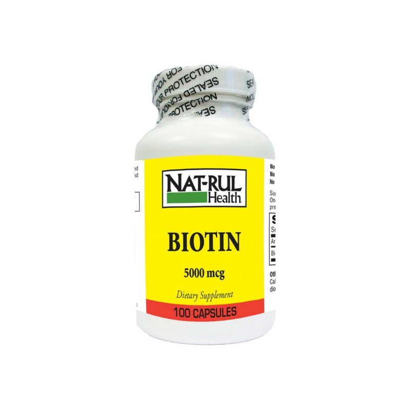 Natrul Health Natrul Health Biotin 5000 Mcg Capsules Vitamins & Supplements White Smoke