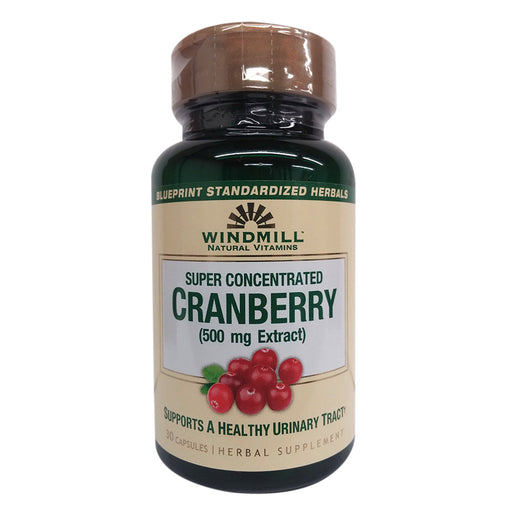 Windmill Windmill Cranberry 500mg Capsules 30ct Vitamins & Supplements White Smoke