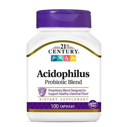 21st Century 21st Century Acidophilus Capsules 100Ct Vitamins & Supplements White Smoke