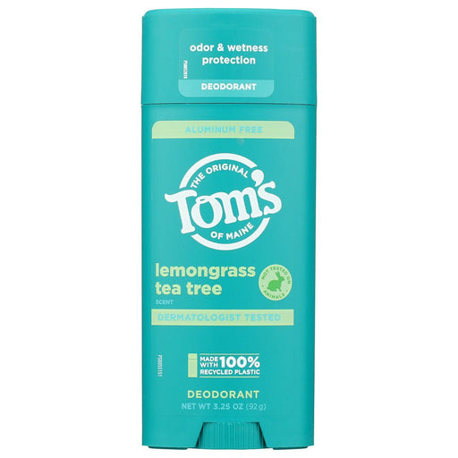 Tom's of Maine Tom's  Deodorant St 3.25 Oz 24H  Lmngrs Deodorant Light Sea Green