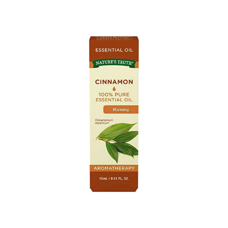 Nature's Truth Nature's Truth  Warming  Cinnamon Pure Essential Oil 0.51 Fl Oz Personal Care Antique White