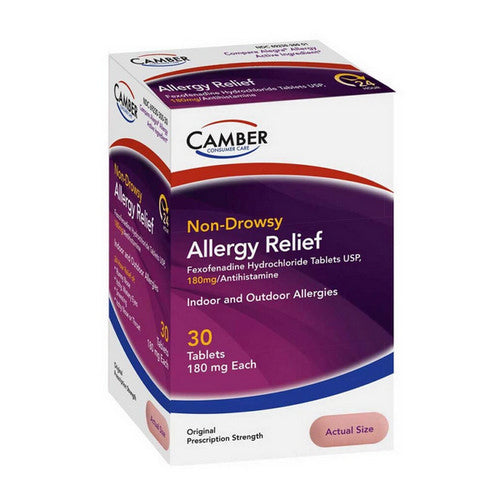 Camber Camber Fexofenadine HCL Health Care White Smoke