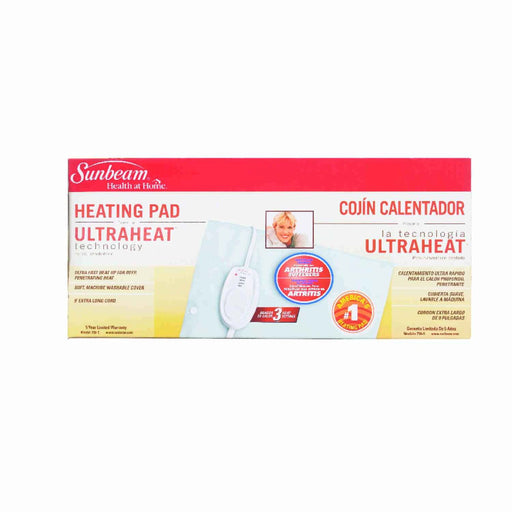 Sunbeam Sunbeam Jarden 000756-500-000U Ultraheat Technology Heating Pad Heating Pads Misty Rose