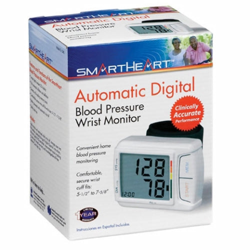 Veridian Healthcare Veridian Healthcare Smartheart Wrist Digital Blood Pressure Monitor Blood Pressure Monitors Lavender