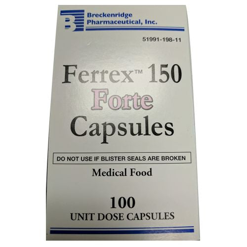 Breckenridge Breckenridge Ferrex 150 Forte Capsules Vitamins & Supplements Gray
