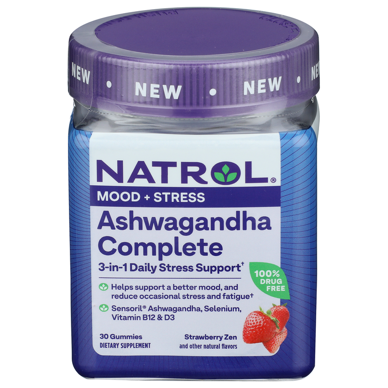 Natrol Natrol Ashwagandha Complete Gummies - 30ct Vitamins & Supplements Dark Slate Blue