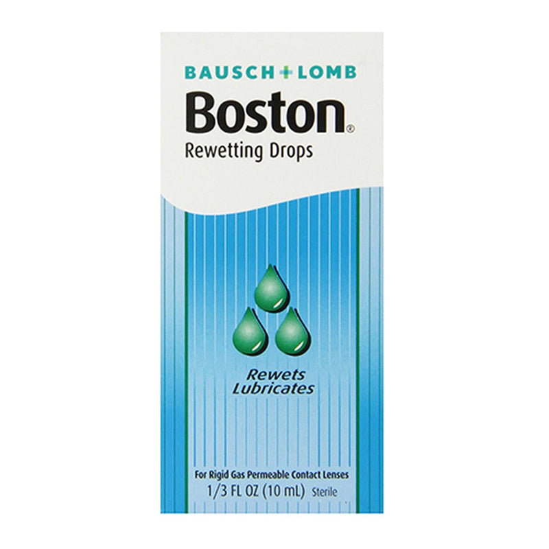 Bausch + Lomb Boston Rewetting Drops for Rigid Gas Permeable Contact Lenses – Lubricating & Rewetting, 0.33 Fl Oz (10 mL) Vision Care Lavender