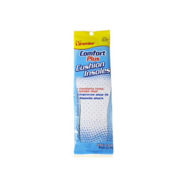 Premier Premier Comfort Plus Cushion Insoles For Women [Size: 9-10] 1 Pair Insoles & Inserts Light Gray
