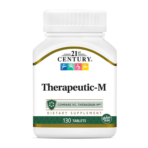 21st Century 21st Century Therapeutic M, High Potency Multivitamin & Multimineral Supplement, 130 Tablets Vitamins & Supplements White Smoke