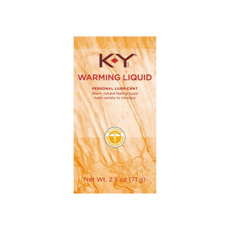 K-Y K-Y Personal Lubricant, Sensorial, Liquid, Warming 2.5 Oz Personal Lubricants Peach Puff