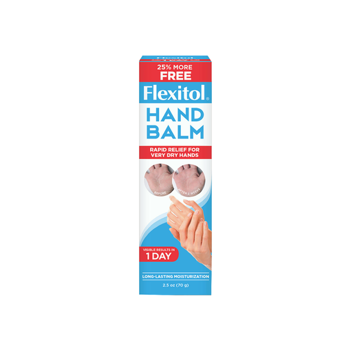 Flexitol Flexitol® Hand Balm – Medicated Care for Dry &amp; Cracked Hands (2.5 oz) Lotion & Moisturizer White Smoke