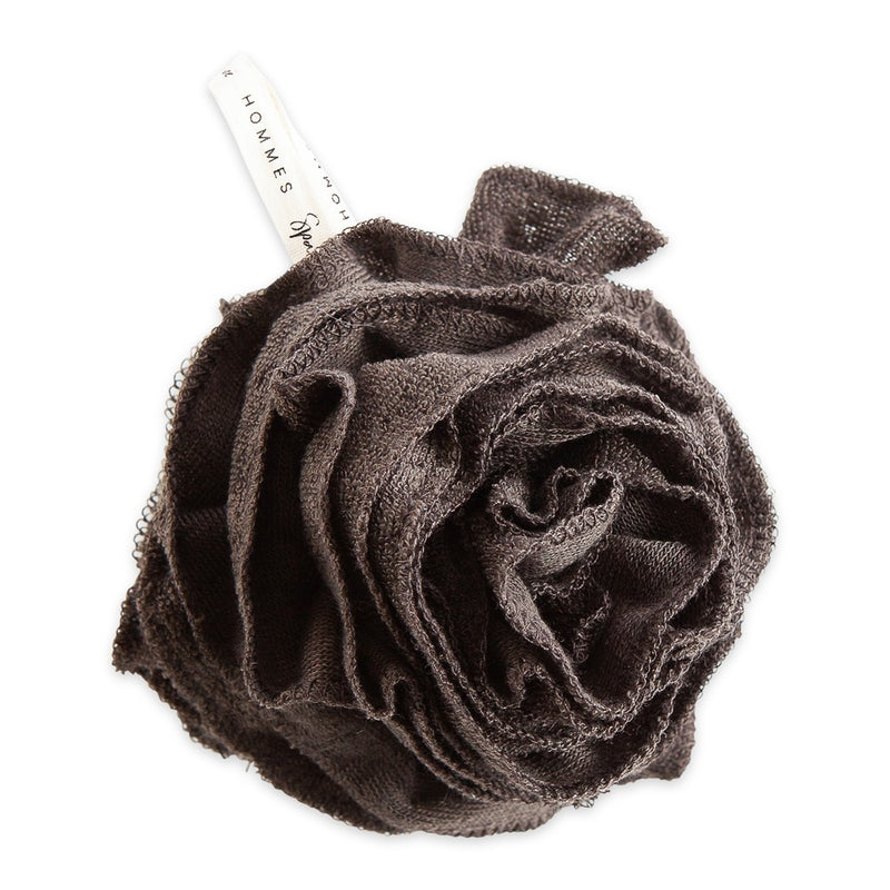 Urbana Urbana Spa Prive Men's Bamboo Charcoal Collection, Shower Pouf Bath & Body White Smoke