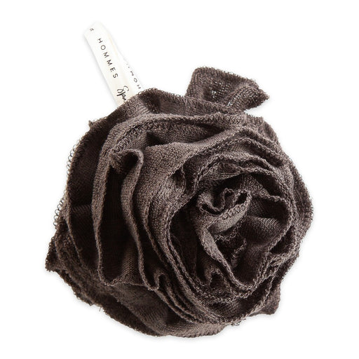 Urbana Urbana Spa Prive Men's Bamboo Charcoal Collection, Shower Pouf Bath & Body White Smoke