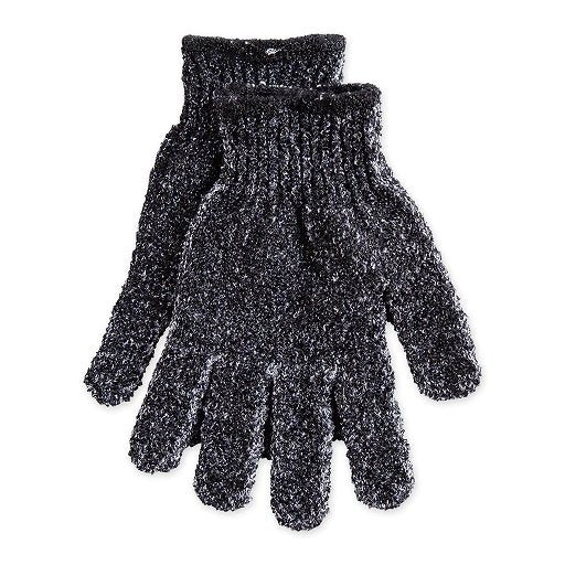 0 Pre De Provence Charcoal Exfoliating Gloves Gloves & Mittens White Smoke