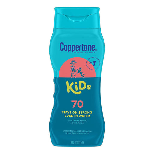 Coppertone Coppertone Kids Sunscreen Lotion SPF 70, 8 Oz Lotion & Moisturizer Dark Cyan