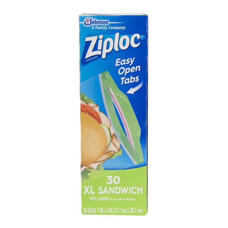Ziploc Ziploc Sandwich Bags XL, 12 Boxes of 30 Count (360 Total Bags) Food Storage Bags Dark Khaki