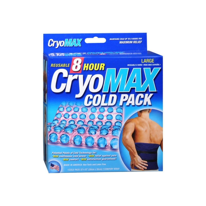 Cryo-Max Cryo-Max® Large 8-Hour Reusable Cold Pack – 12” x 12” Hot & Cold Therapies White Smoke