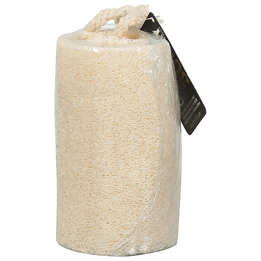 Pure Body Pure Body Retail Imports Solid Loofah Bath Scrubber, 6 Inches Bath & Body Tan