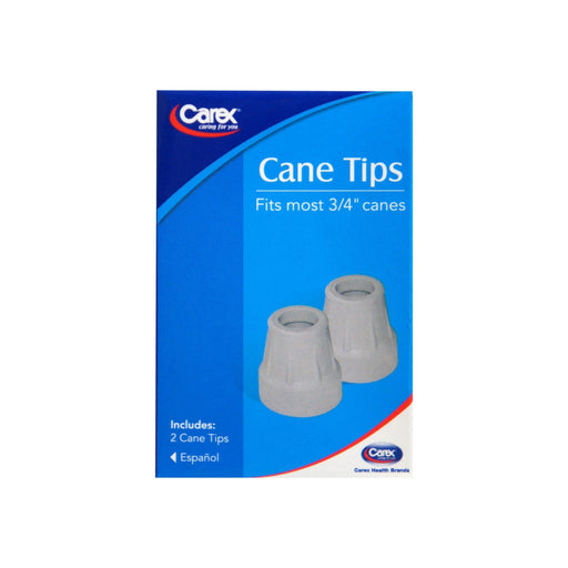 Carex Carex 3/4-Inch Rubber Cane Tips, Grey, 1 Pair – Slip-Resistant Replacement Tips for Canes & Walkers Mobility & Accessibility Royal Blue