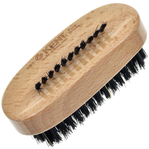 Kent Kent Natural Bristle Double Sided Nail Brush Scrub Brushes White Smoke